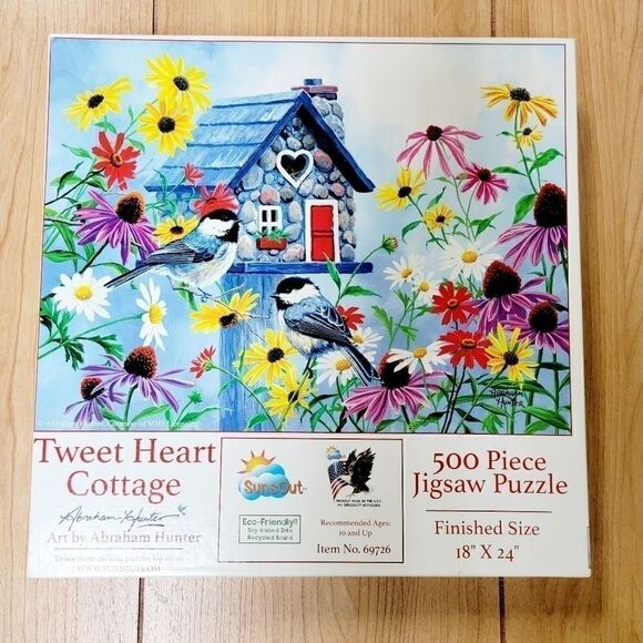 NEW!  TWEET HEART PUZZLE - 500 pieces - Picture 2 of 4